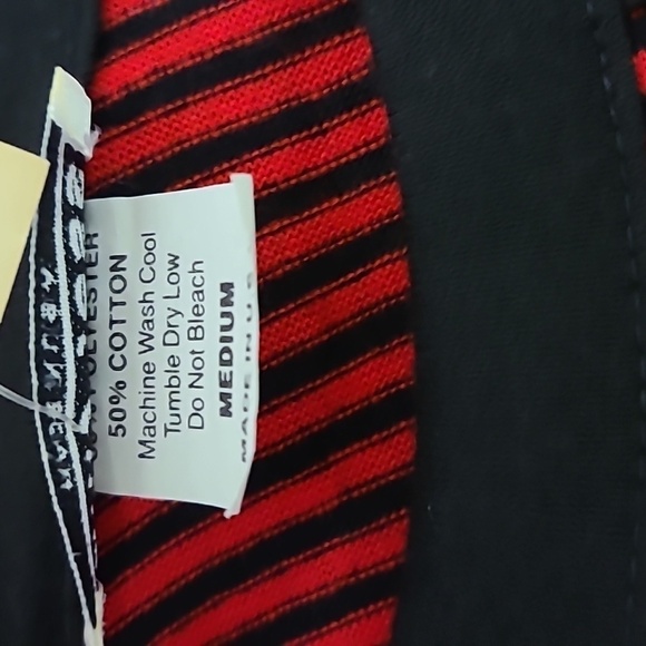 Amy Jess AUTHENIC 80s NWT Top Red and Black - Picture 7 of 8